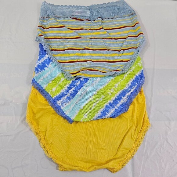 No Boundaries NOBO Micro Lace 4-Pack Multi-Color Hipster Panties - Size XS NWT - Picture 10 of 15